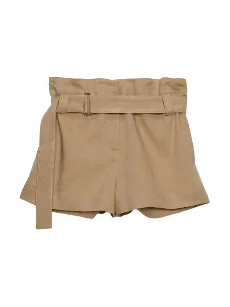 Bermudy Msgm z wysoką talią beżowe