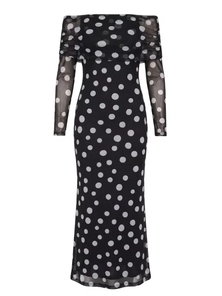 Imily Bela Rochie negru alb