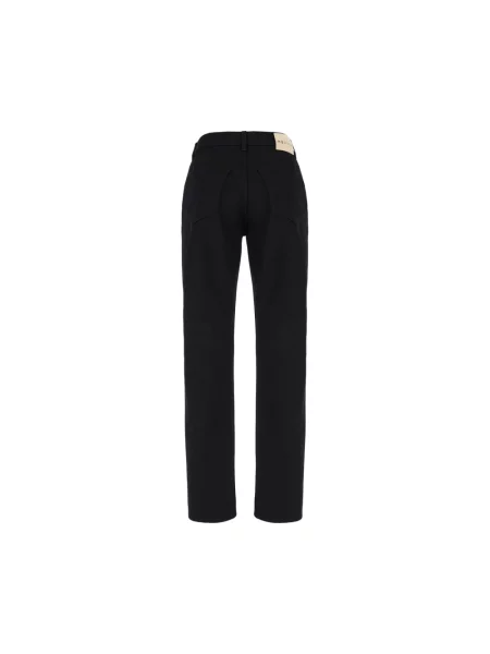 Jeansy straight leg Alexander Mcqueen czarne