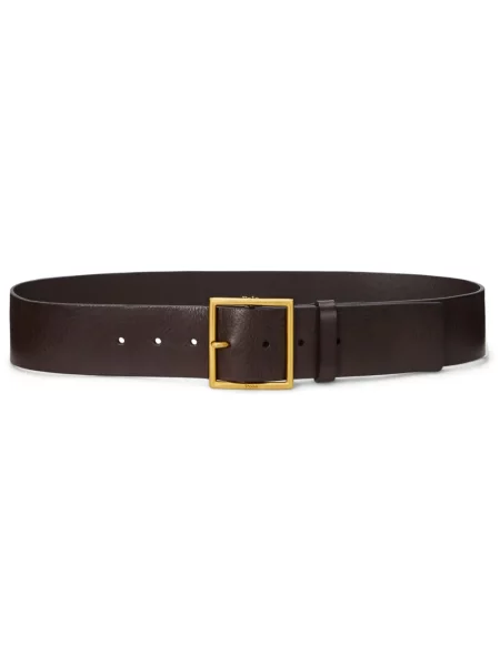 Portofel Polo Ralph Lauren din piele cu cataramă albastru