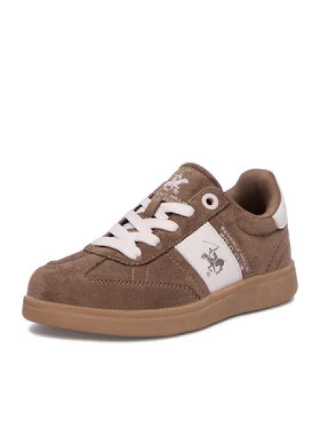 Sneakersy Beverly Hills Polo Club hnedá