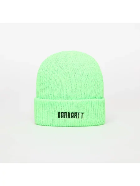 Carhartt WIP Industry Beanie Lumo Green Unisex Nakrycia głowy Carhartt WIP Size: One size zielony