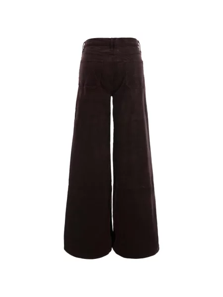 Pantaloni Mother de catifea cord maro
