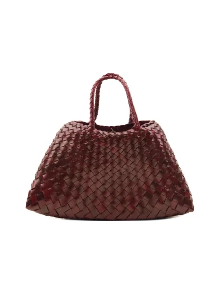 Mała torebka skórzana Dragon Diffusion skórzana czerwona