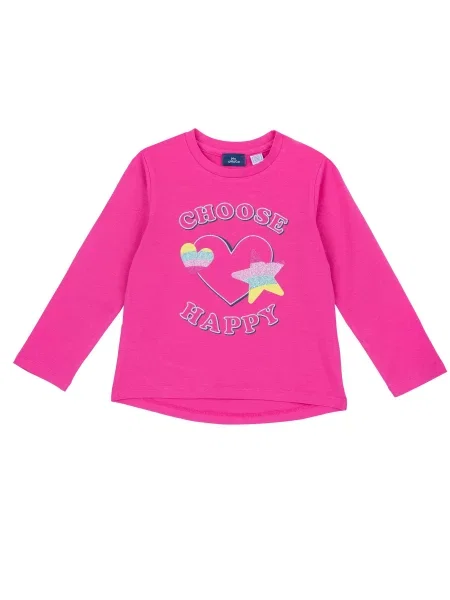 Дитячий Лонгслів Chicco бавовна/еластан рожевий