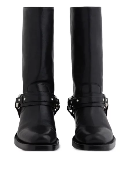 Botine Rabanne biker negru