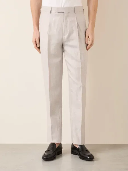 Chinos Zegna šedé