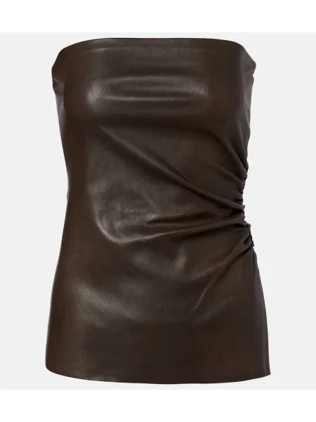 Sutien Stouls din piele maro