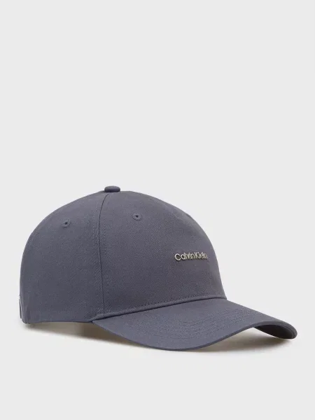 Твілова кепка Calvin Klein з лого сіра