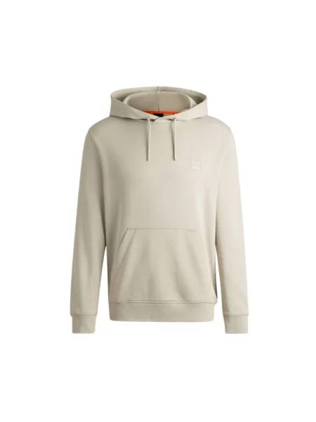 Bluza z kapturem Boss z kapturem beżowa