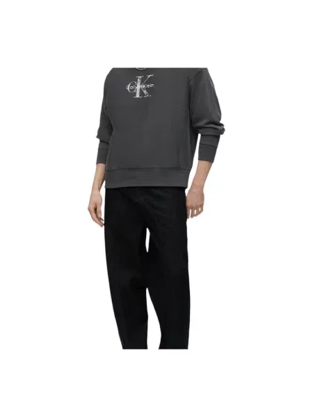 Geacă de blugi Calvin Klein Jeans gri