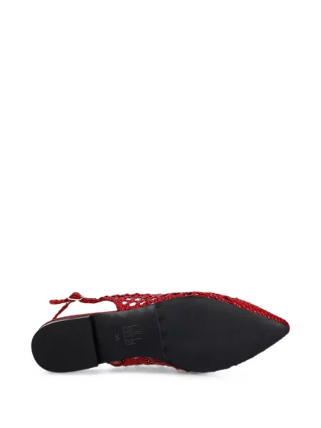 Pantofi cu toc Billi Bi slingback roșu