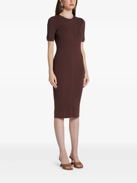 Rochie Hervé Léger de costum maro