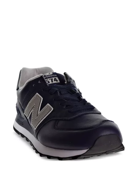 Sneakersy New Balance 574 zamszowe niebieskie
