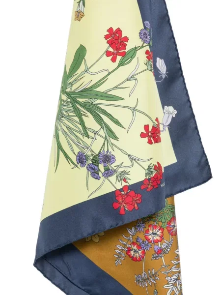 Fular Mantero 1902 cu model floral cu imagine