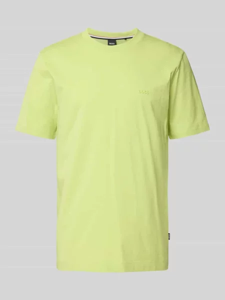 T-shirt z nadrukiem z logo model ‘Thompson’ Boss zielona