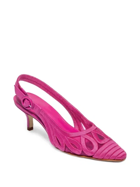 Pantofi cu toc Bernardo slingback roz