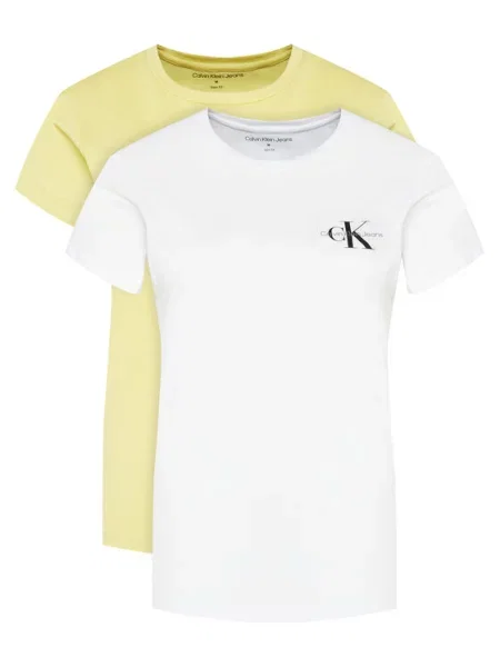 Koszulka Calvin Klein Jeans żółta