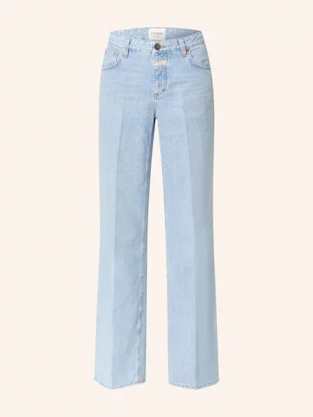 Closed Wide Leg Džíny Gillan lbl light blue modré