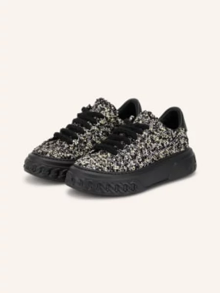 Casadei Sneakersy Na Platformě Salento / světle fialová / tmavě žlutá černá