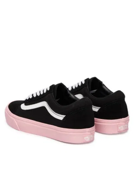VANS Nízke tenisky OLD SKOOL ružová biela čierna
