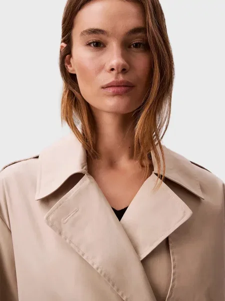 Тренч Calvin Klein бежевий