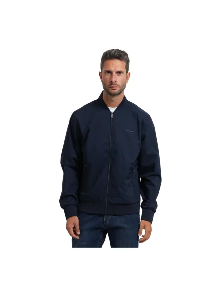 Kurtka bomber Calvin Klein niebieski