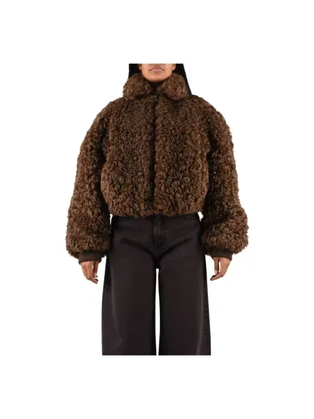 Kurtka bomber Msgm brązowy