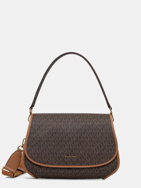 MICHAEL Michael Kors geantă crossbody pentru femei cu imitație de piele Holmes maro