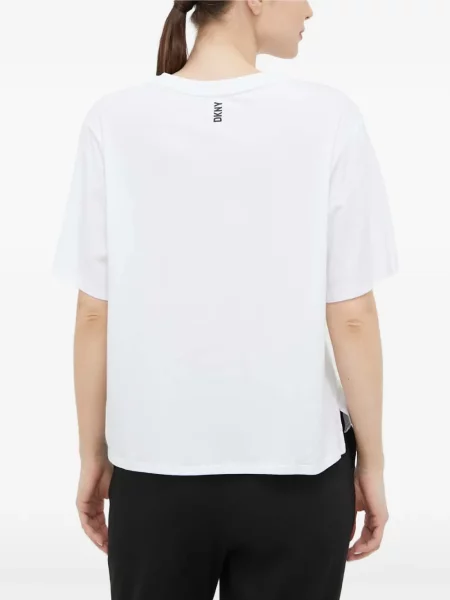 Tricou Dkny cu imagine alb