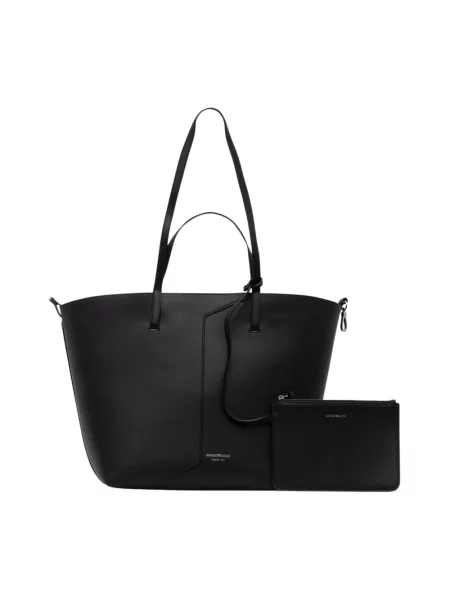 Emporio Armani torebka shopper czarna