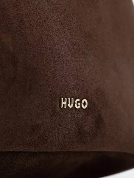 Замшевая сумка шоппер Hugo