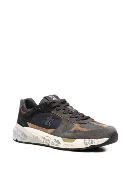Sneakerși Premiata din piele gri