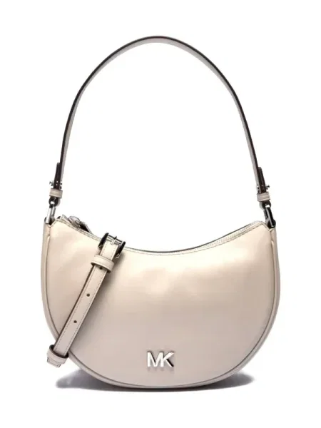 Geanta hobo Michael Kors din piele bej