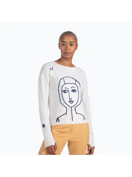 Pulover pentru femei Rossignol Jcc Lina Pull white alb