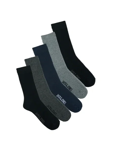 JACK & JONES Zokni Jens tengerészkék / szürke / sötétszürke fekete