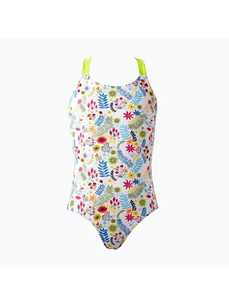 Costum de înot dintr-o piesă pentru copii Splash About Jungle Paradise lime