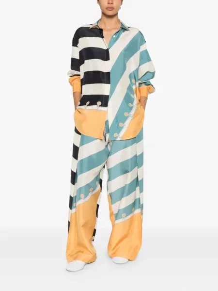 Pantaloni palazzo Loewe cu dungi