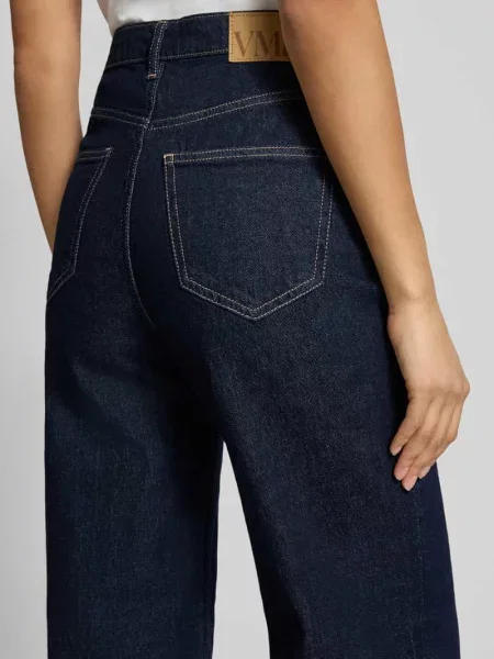Vero Moda Jeansy Tessa Granatowy Wide Leg
