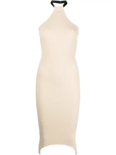 Rochie Courreges tricotate cu gât halter de costum