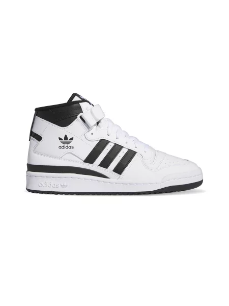 Adidas Forum Mid Mężczyźni Buty sportowe adidas Originals Size: 4 biały