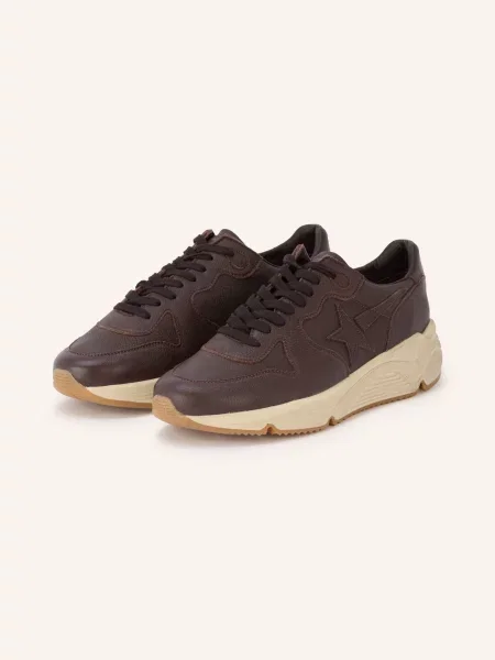 Golden Goose Sneakersy Running Sole tmavě hnědá