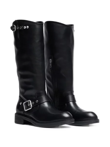 Botine Ash cu cataramă negru
