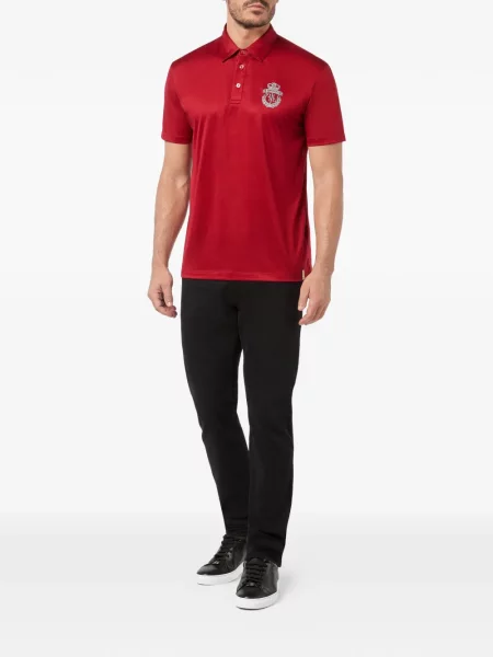 Polo Billionaire με κέντημα κόκκινο