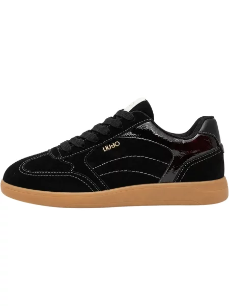 Liu Jo Sneakers Connor 01 | piele întoarsă negru