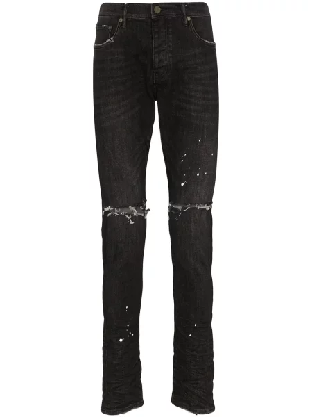 Blugi Purple Brand rupți negru