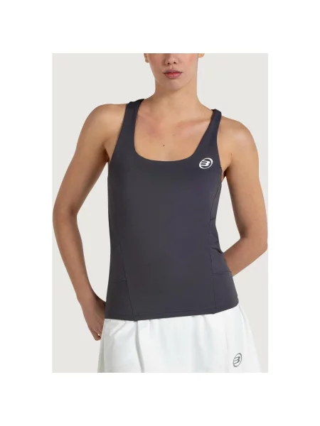 Koszulka na ramiączkach Bullpadel Oneda asfaltowy XS szary