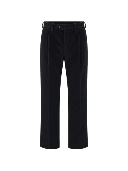 Pantaloni Lardini de catifea cord albastru
