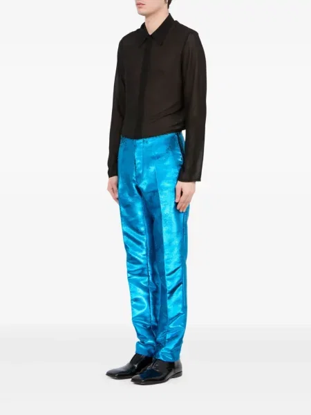 Панталон Mm6 Maison Margiela синьо