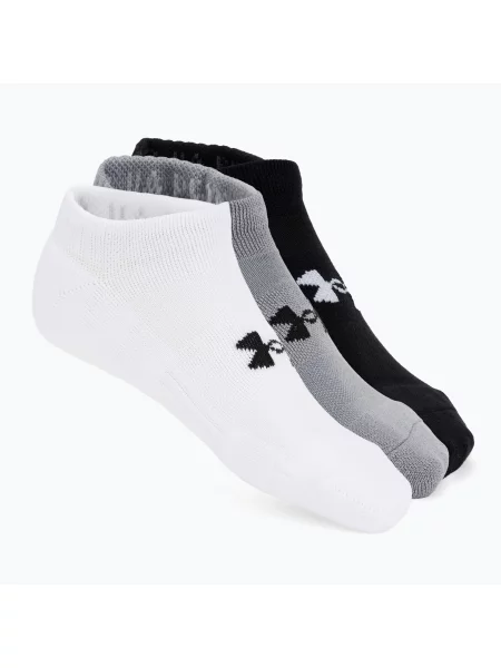 Férfi zokni Under Armour Performance Cotton NS 3 pack white/steel/steel. Méret: XL fehér